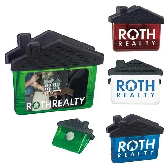 House Magnetic Clip Real Estate Plastic - 2.5 x 2.88 in