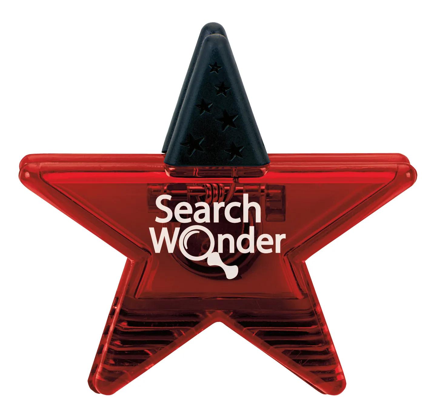 Star Magnetic Clip Financial Plastic Rubber - 3.44 x 3.44 in - product view 10