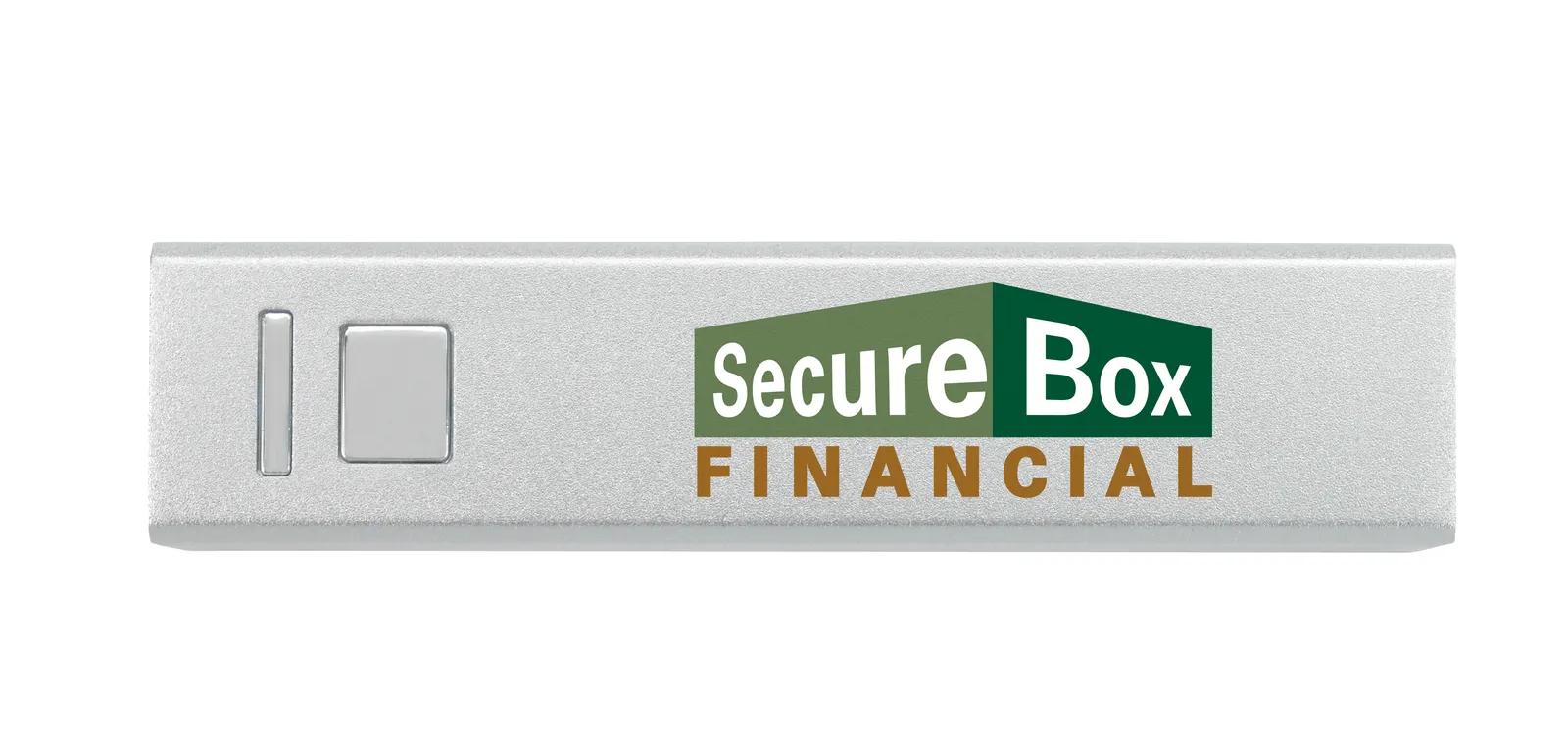 Metal Power Bank 2600mAh Aluminum Rechargeable - 3.75 x 0.88 in - product view 11