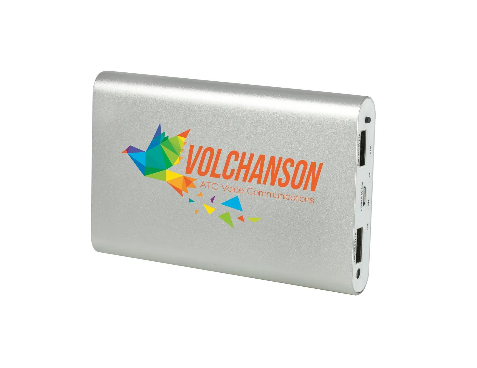 Arnold Aluminum Power Bank 8000mAh Dual USB - 4.5 x 2.88 in - product view 5