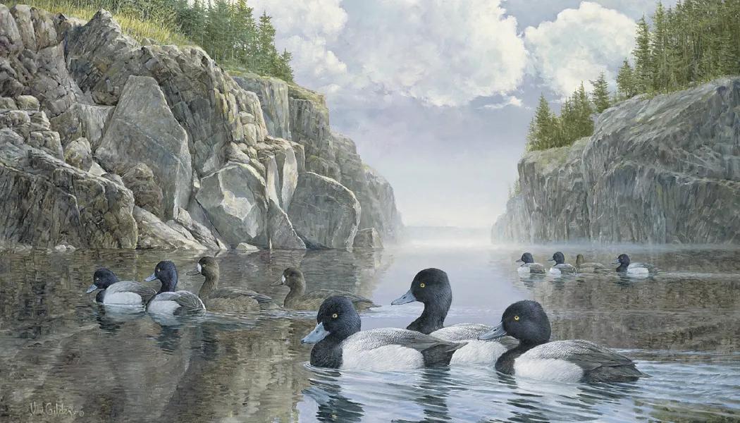 North American Waterfowl Wall Calendar FSC Paper - 23 x 17 in - product view 5