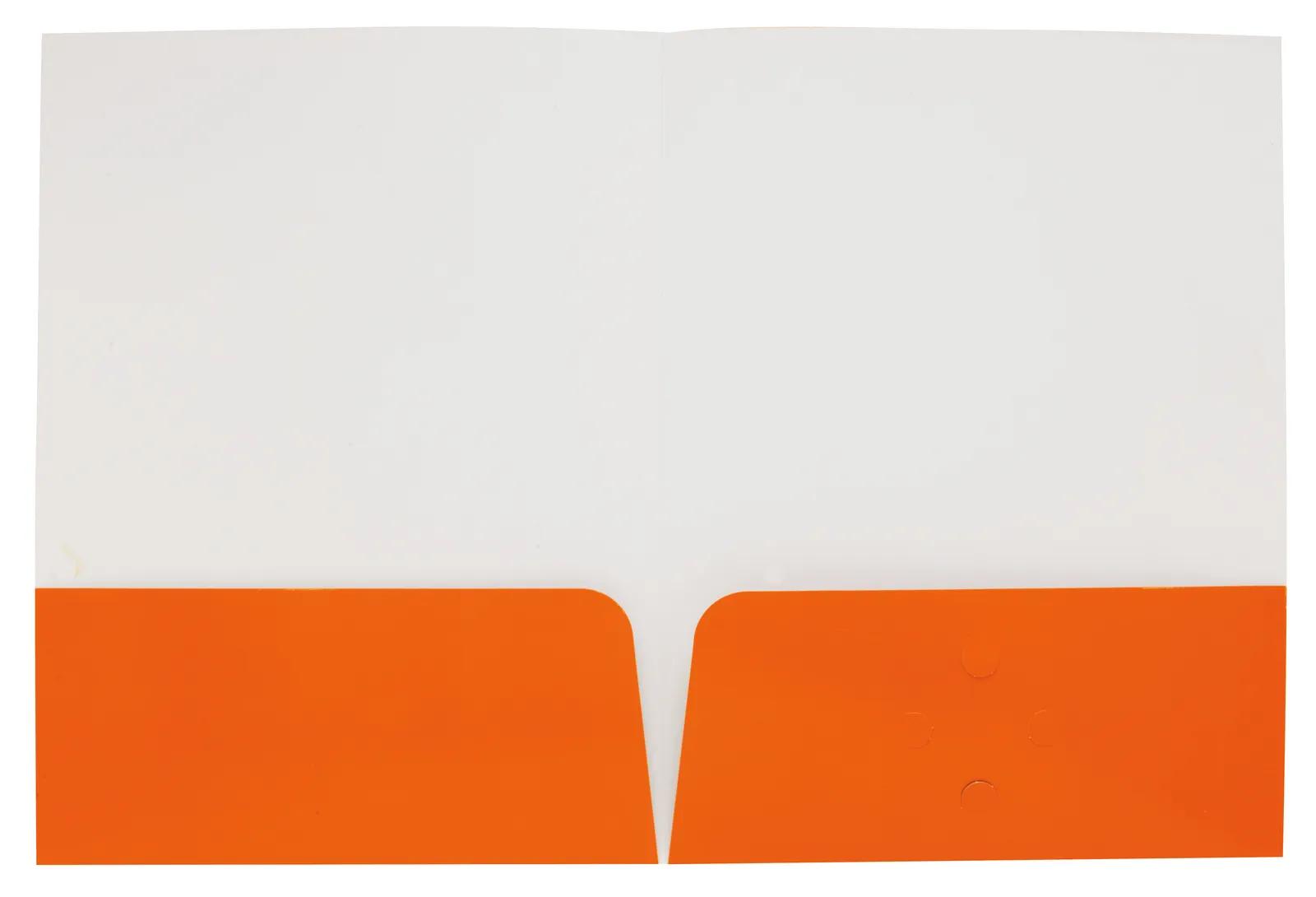 Gloss Paper Folder Business Card Slot - 12 x 9 in - product view 16