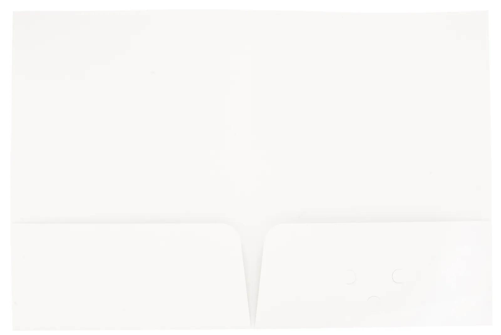 Gloss Paper Folder Business Card Slot - 12 x 9 in - product view 28