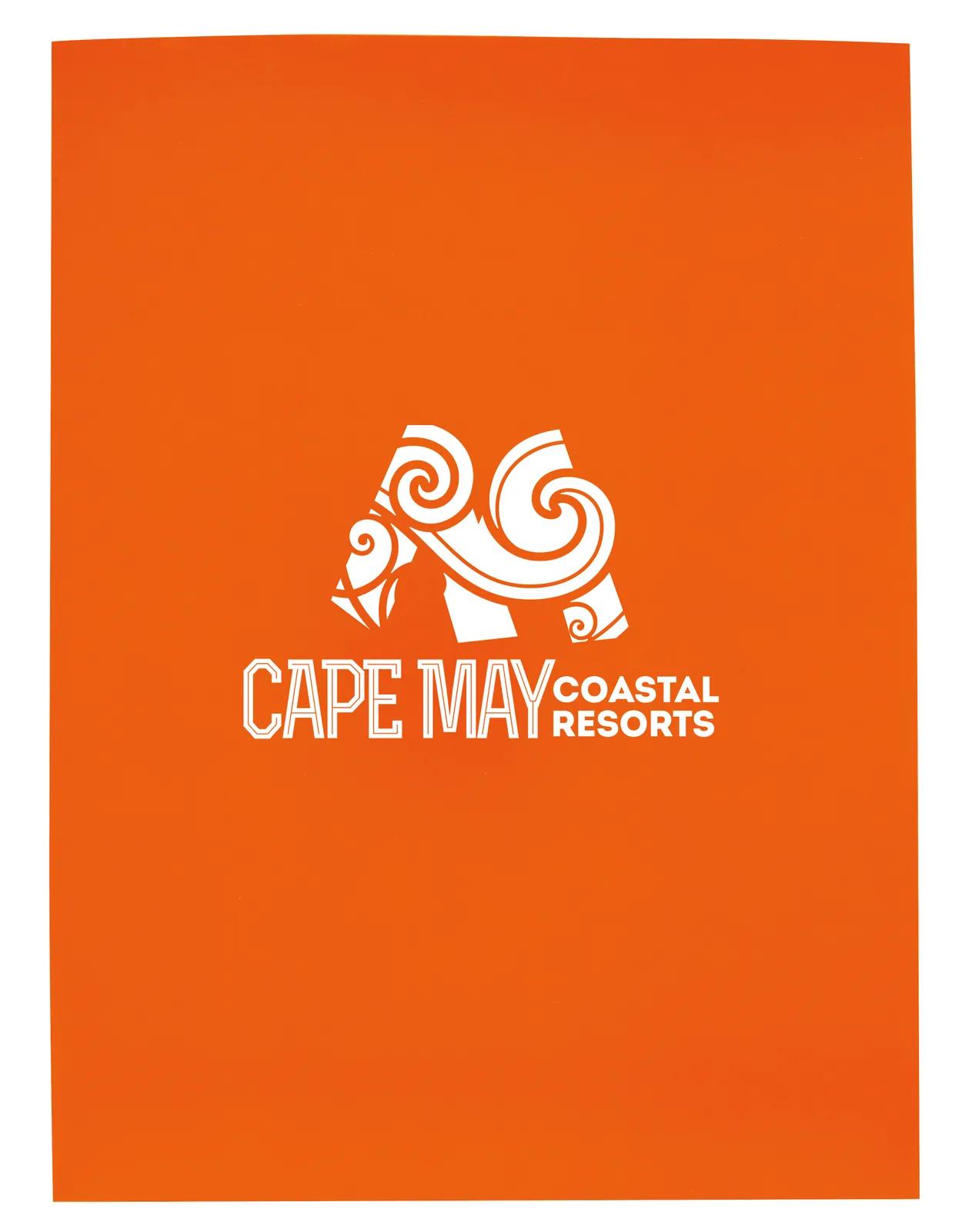 Gloss Paper Folder Business Card Slot - 12 x 9 in - product view 39