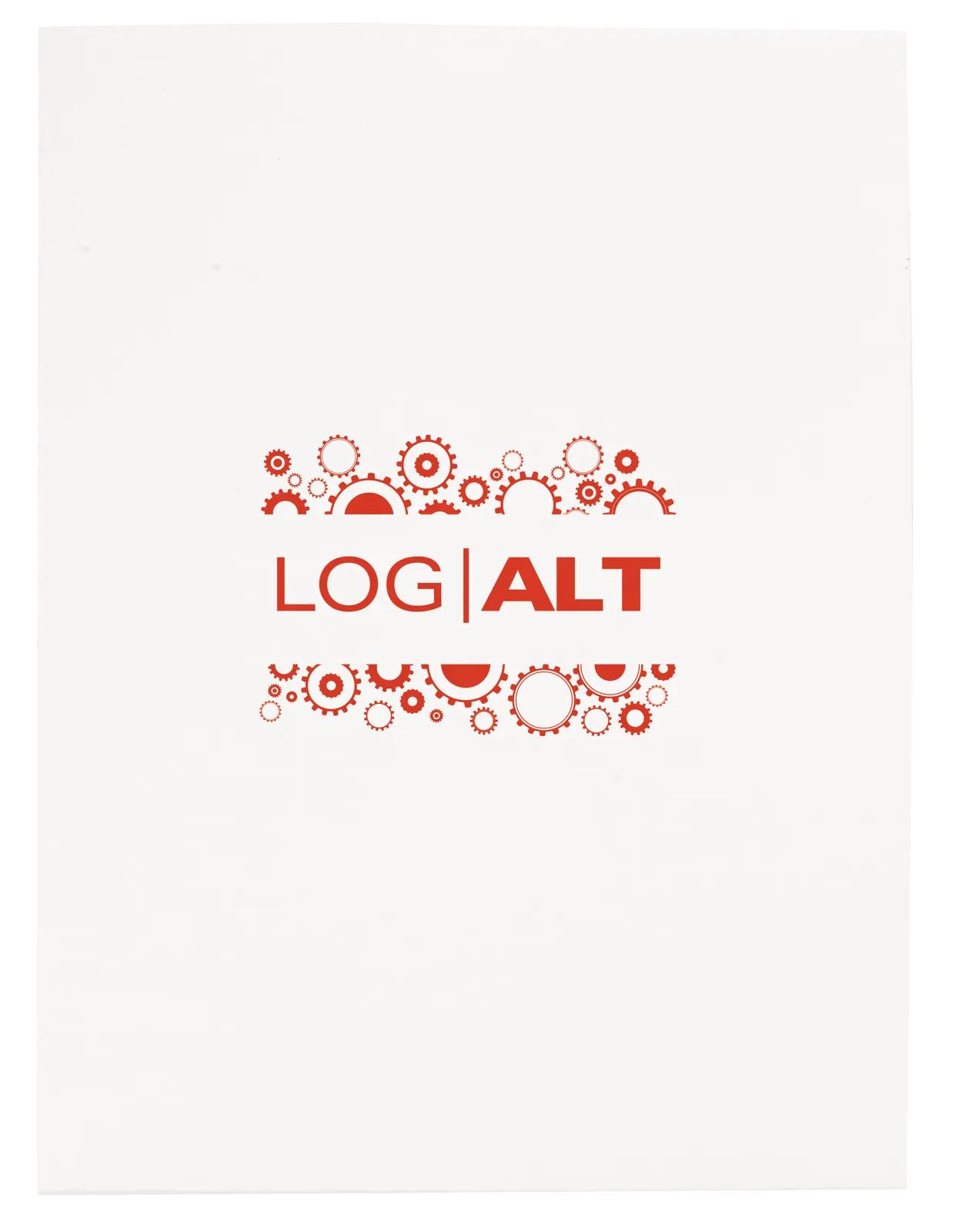 Gloss Paper Folder Business Card Slot - 12 x 9 in - product view 44