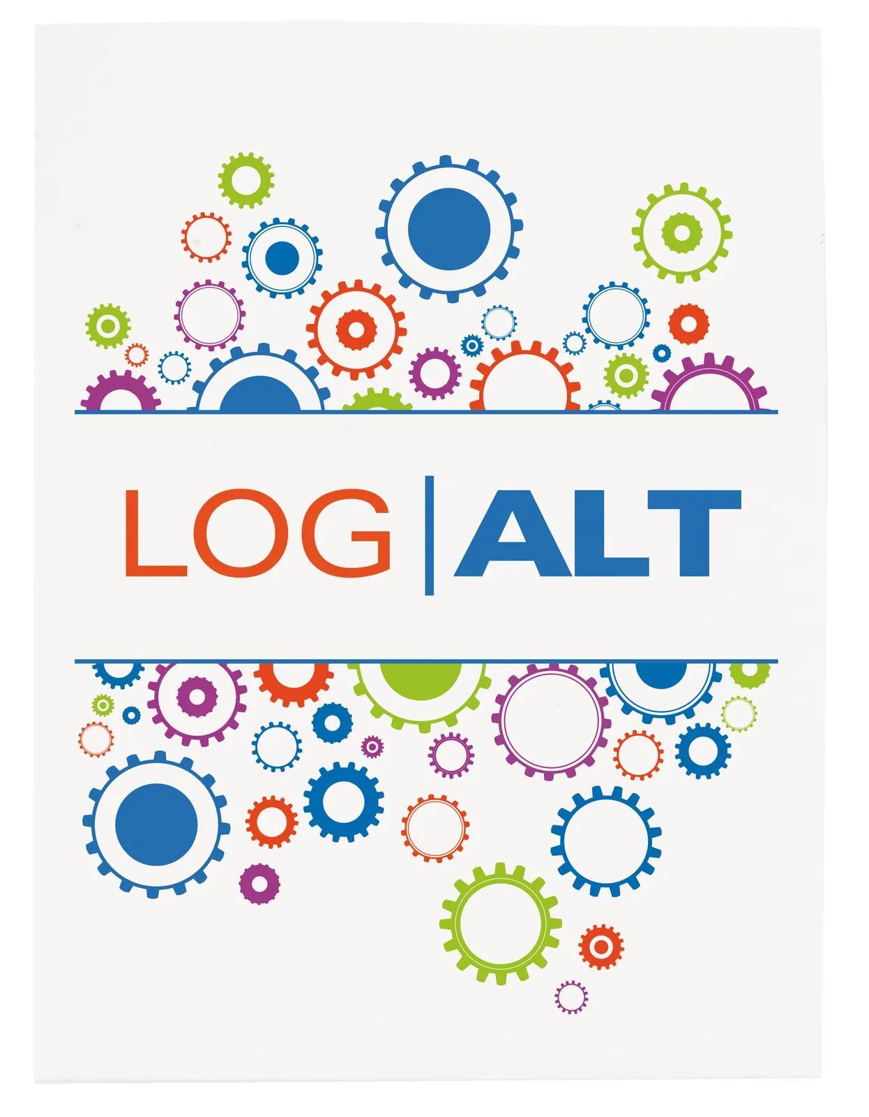 Full-Color Paper Folder Glossy Finish - 12 x 9 in - product view 6