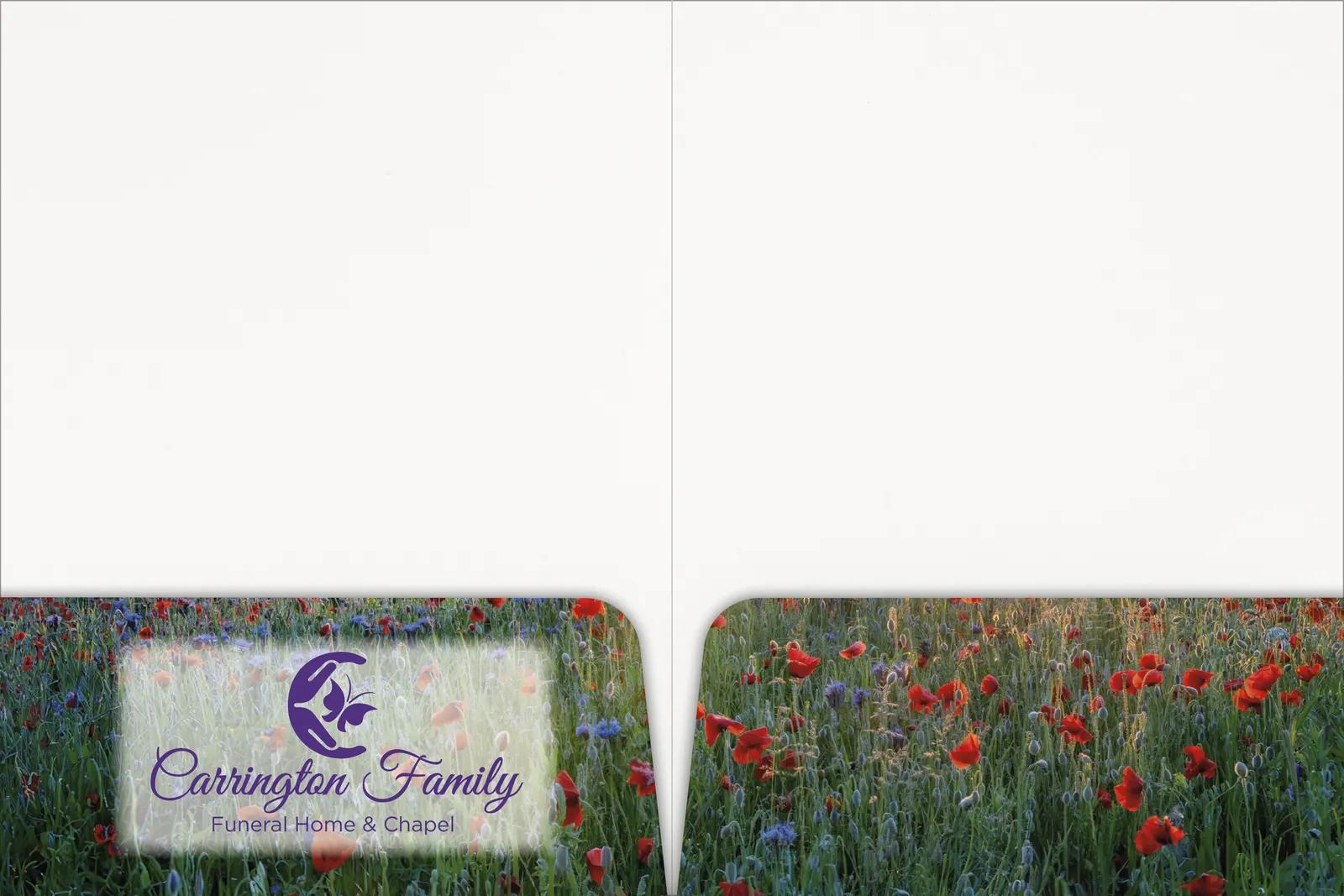 Full-Color Paper Folder Glossy Finish - 12 x 9 in - product view 11