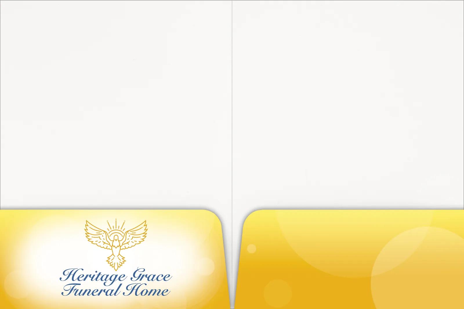 Full-Color Paper Folder Glossy Finish - 12 x 9 in - product view 16