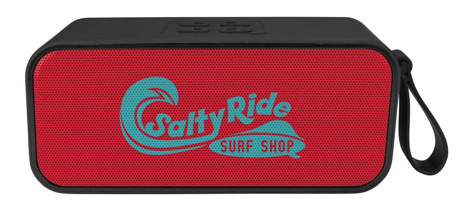 Waterproof Bluetooth Speaker IPX6 Fabric Front - 6.25 x 2.75 in - product view 6