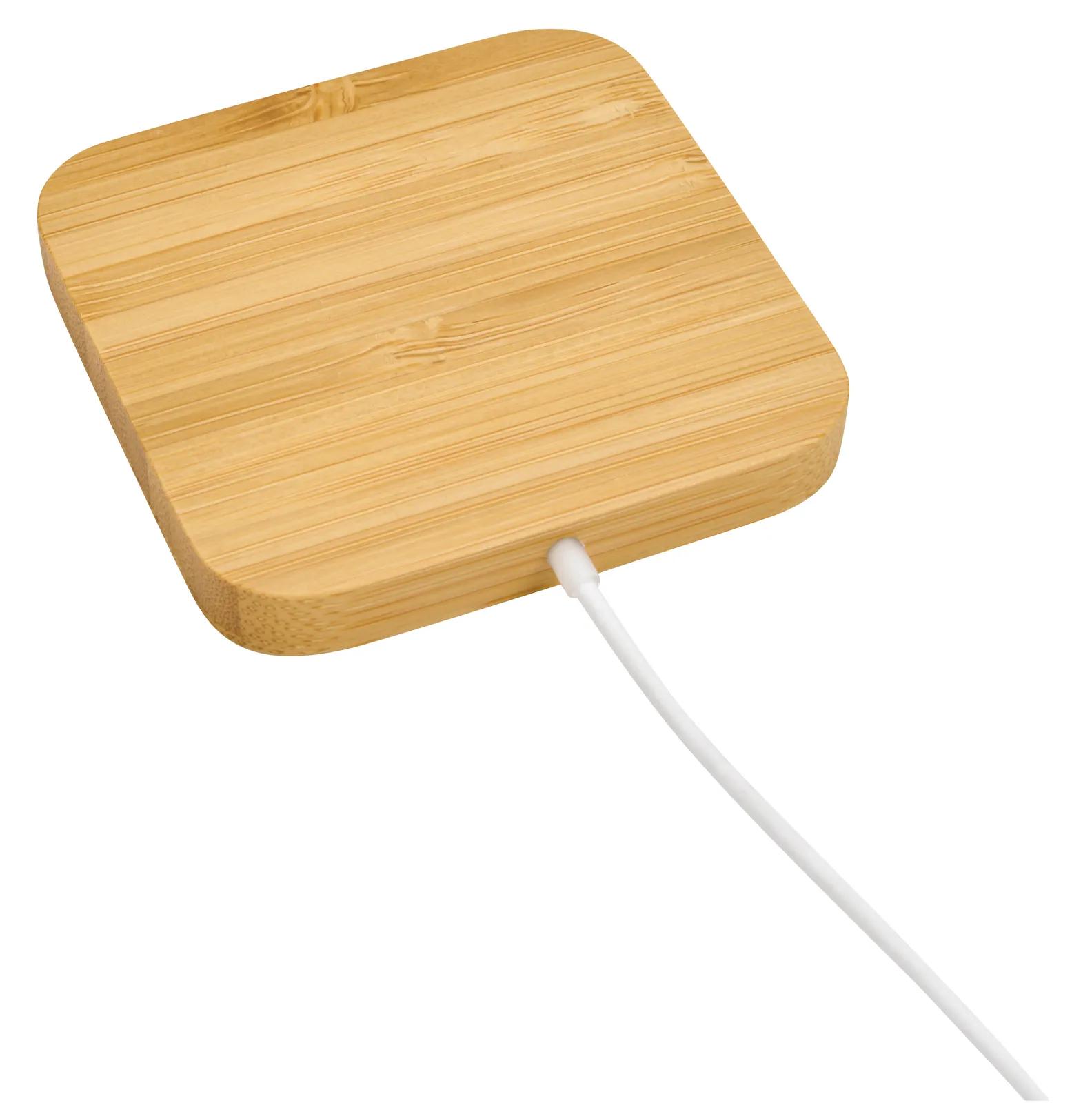 Bamboo Wireless Charger Magnetic Hold 15W - 2.4 x 2.4 in - product view 2