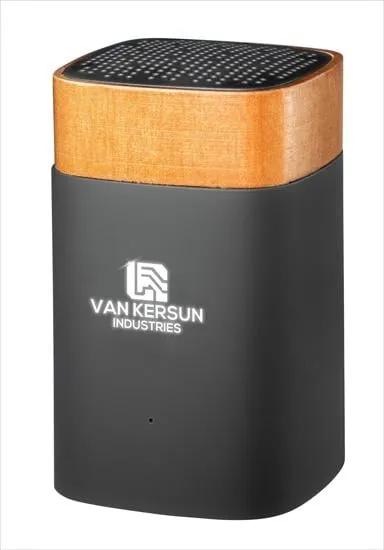 Maple Wood Bluetooth Speaker 5W Rubberized - 3.6 x 2.3 in