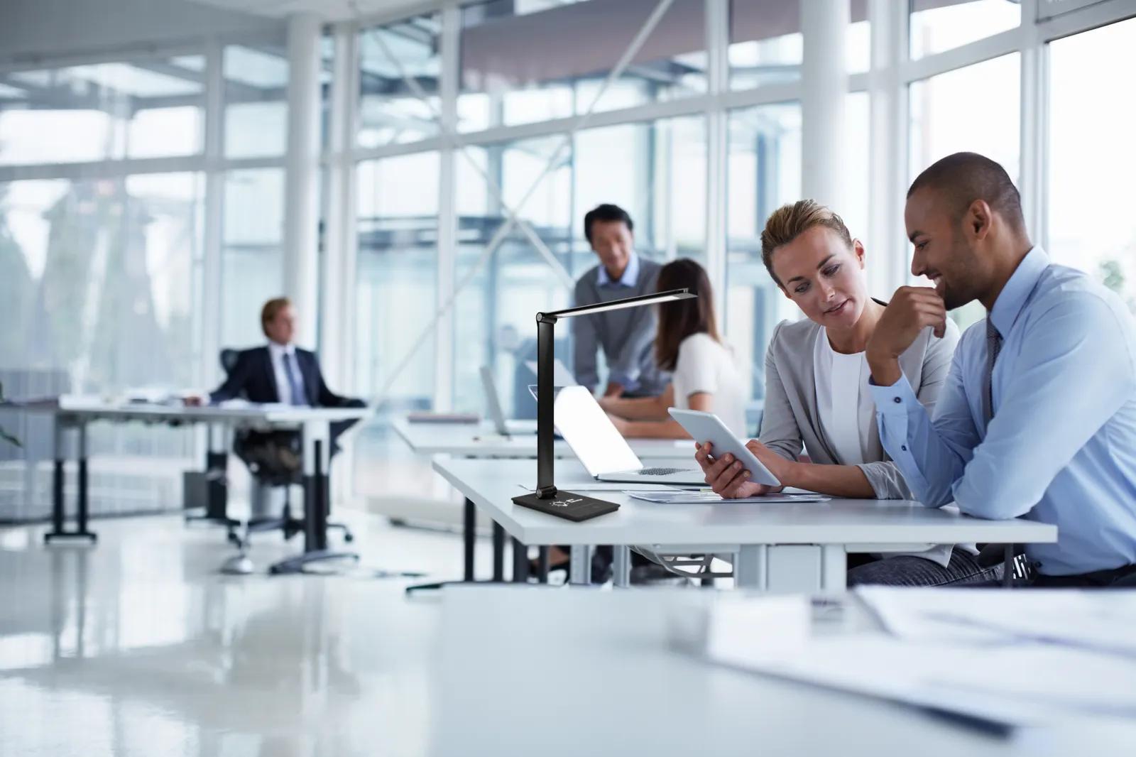 LED Desk Lamp with 5W Wireless Charging Base 26 LEDs - 15.4 x 7.5 in - product view 12