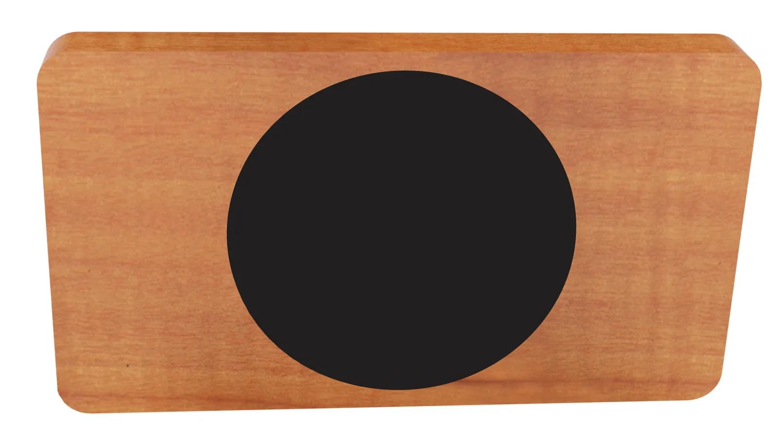 Bamboo Wireless Power Bank 10000 mAh RPET Cable - 5.9 x 2.8 in - product view 2