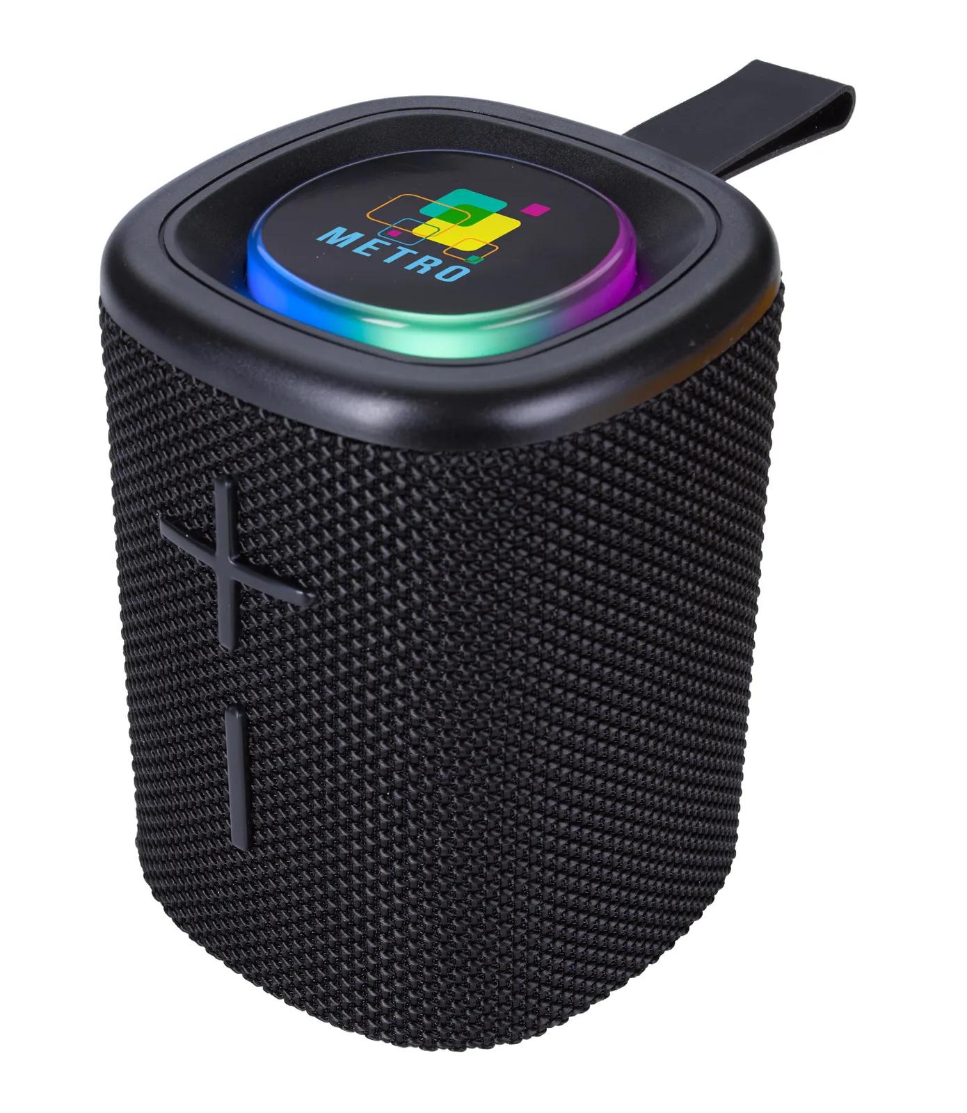 Bluetooth Speaker Water-Resistant RGB Light Show 7.5W - 4.3 x 3.1 in