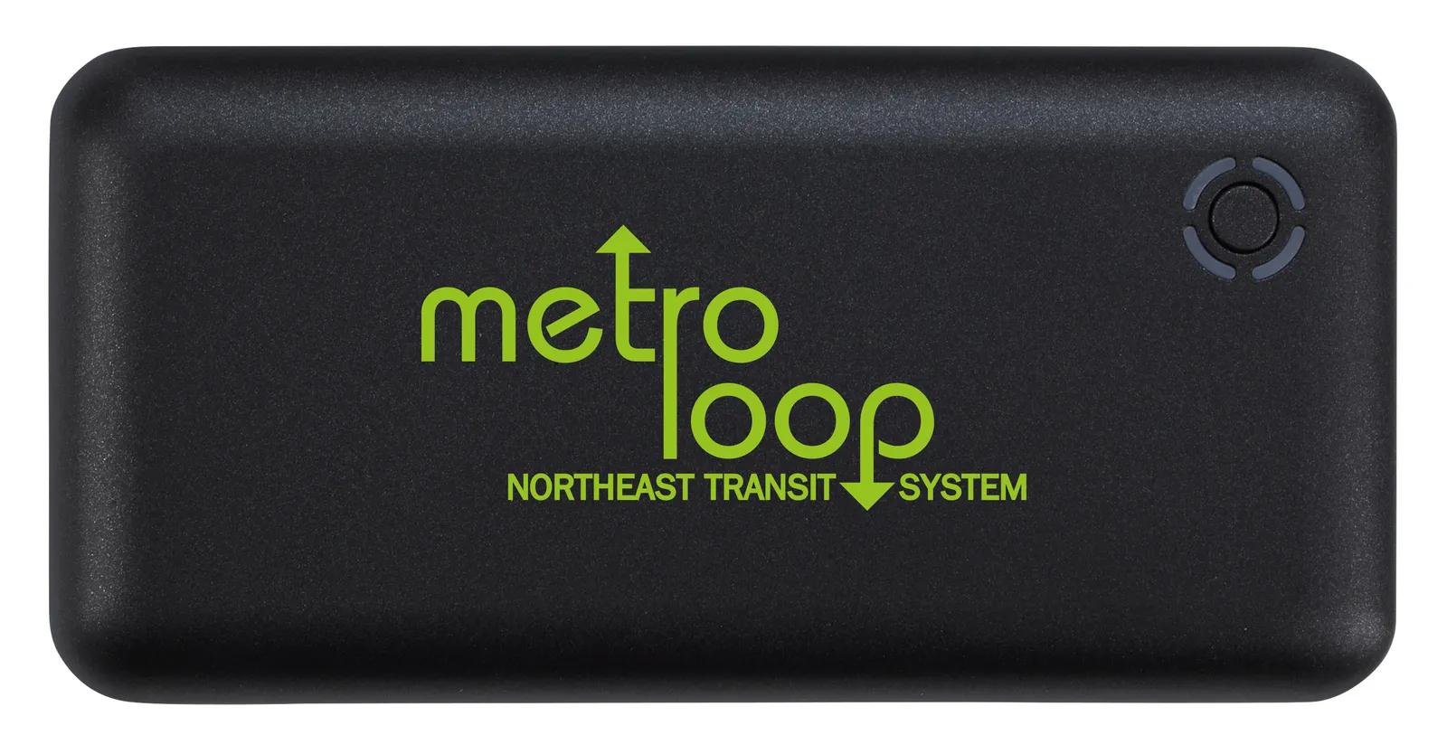 Wireless Power Bank Built-in Cables 10000 mAh Qi - 5.8 x 2.8 in - product view 13