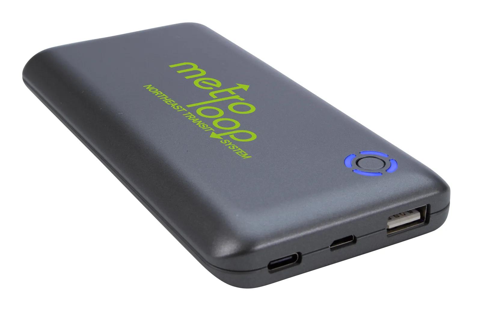 Wireless Power Bank Built-in Cables 10000 mAh Qi - 5.8 x 2.8 in - product view 19