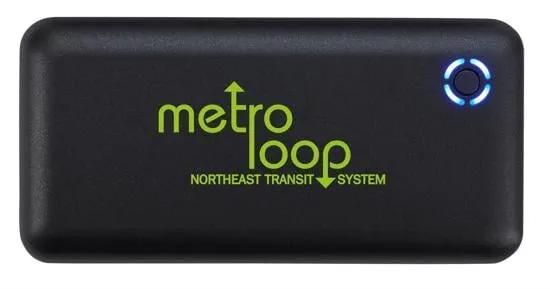 Wireless Power Bank Built-in Cables 10000 mAh Qi - 5.8 x 2.8 in