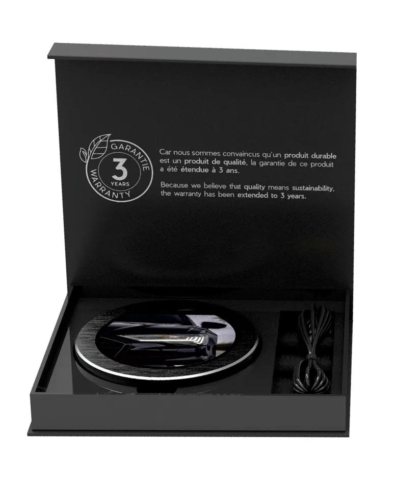 Metal Wireless Charger Full-Color 15W Aluminum Alloy - 0.375 in - product view 4