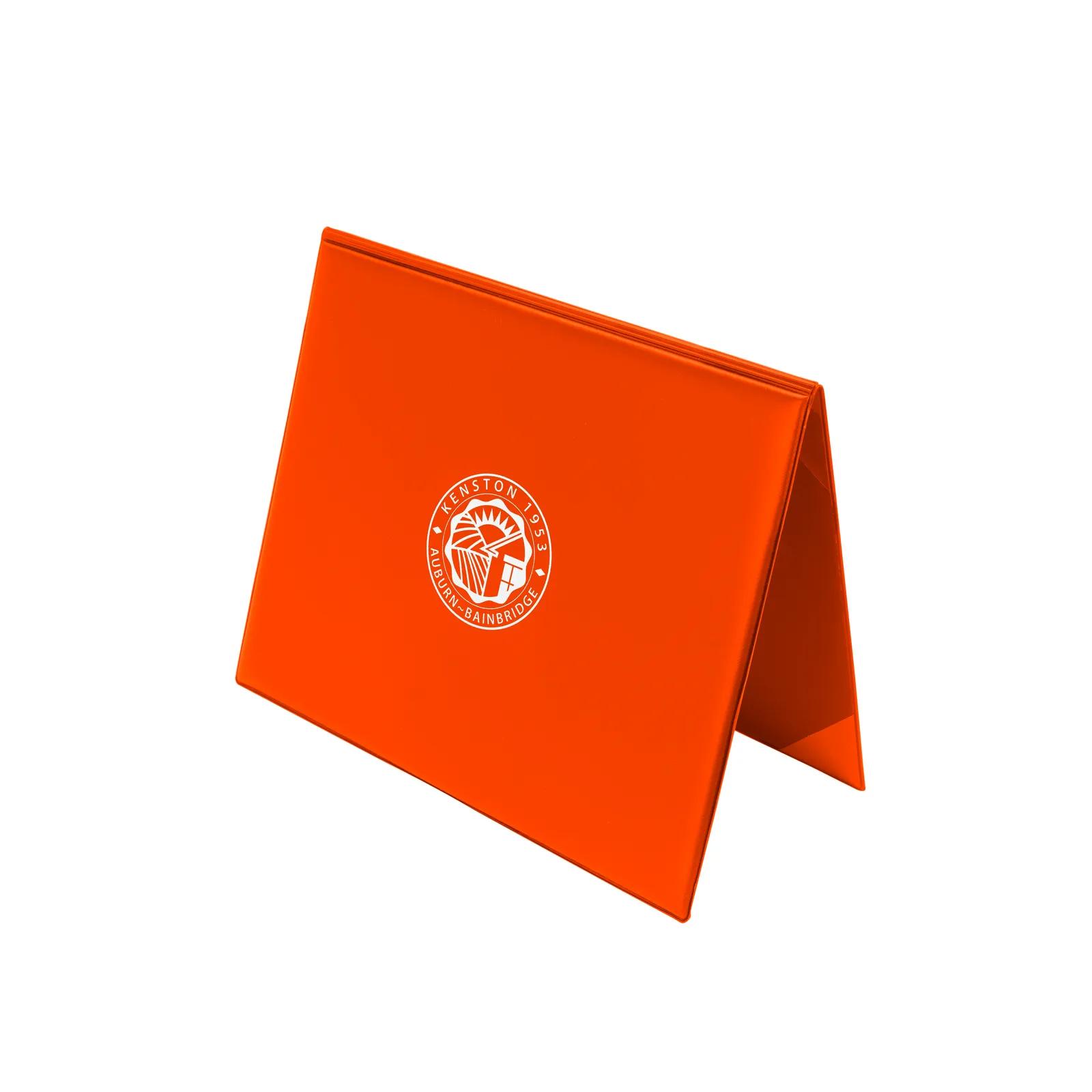 Certificate Holder Vinyl Foam Padded Dual Document - 11.75 x 9.5 in - product view 90