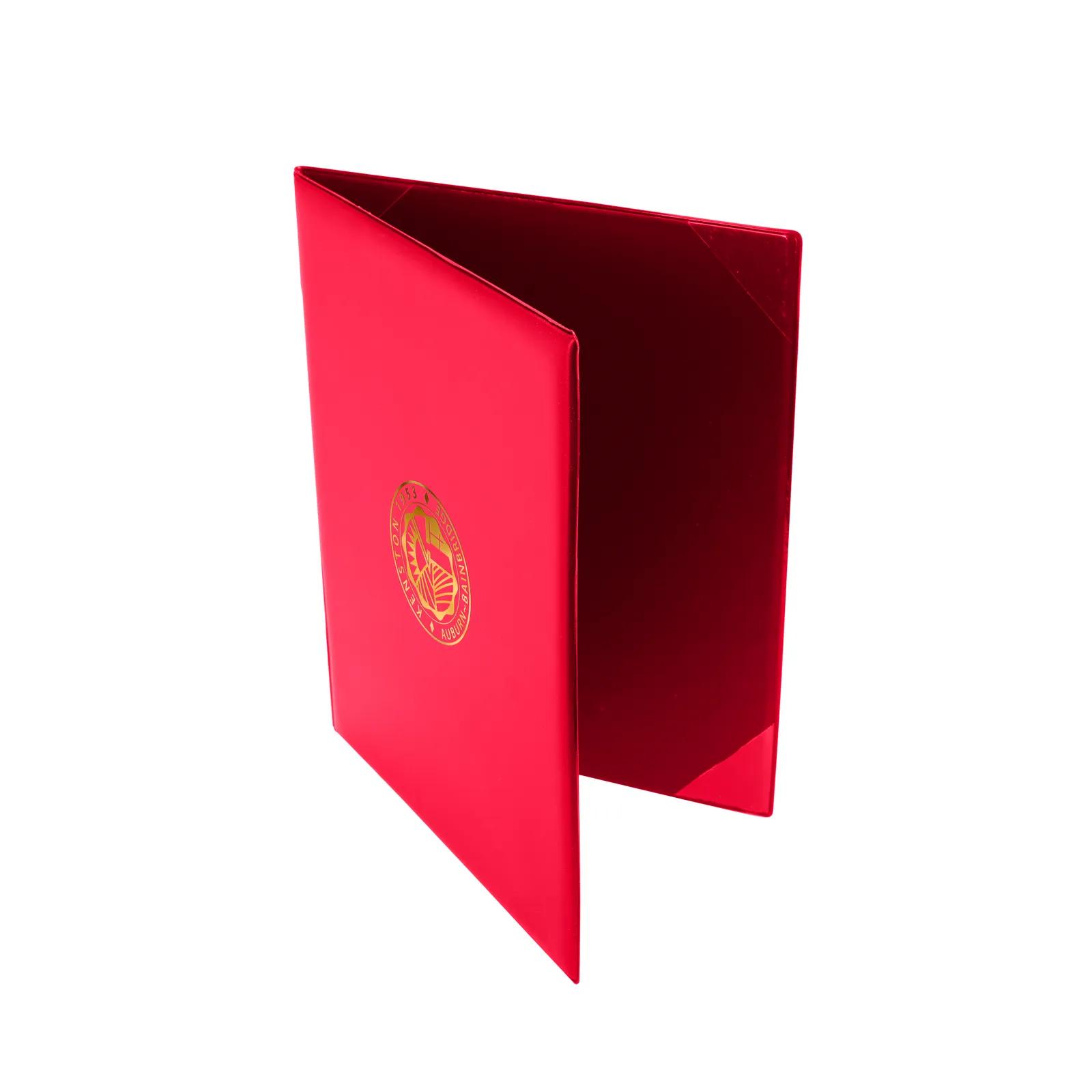 Certificate Holder Vinyl Foam Padded Dual Document - 11.75 x 9.5 in - product view 99