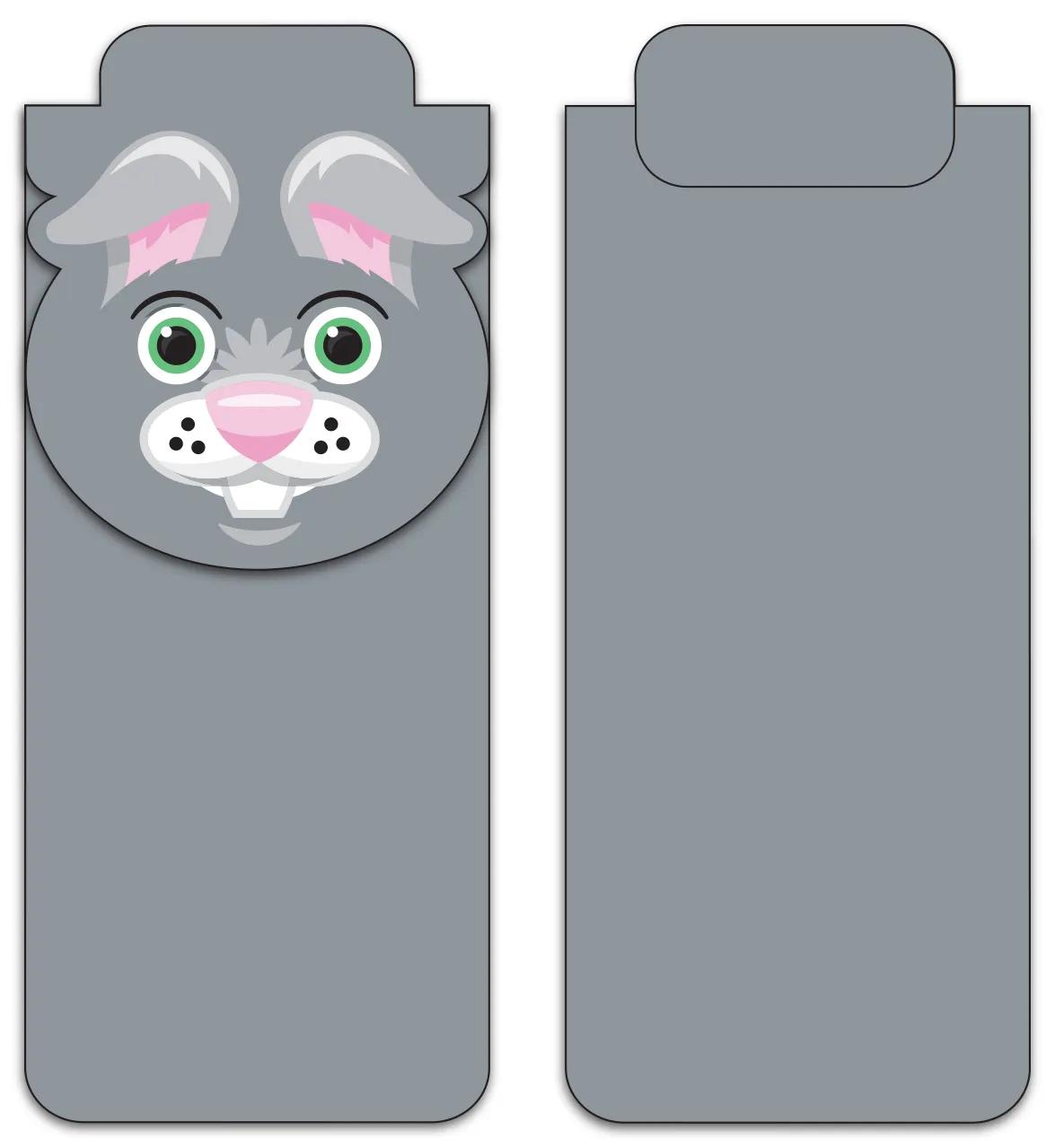 Die-Cut Character Magnetic Bookmark - 4.25 x 1.75 in - product view 10