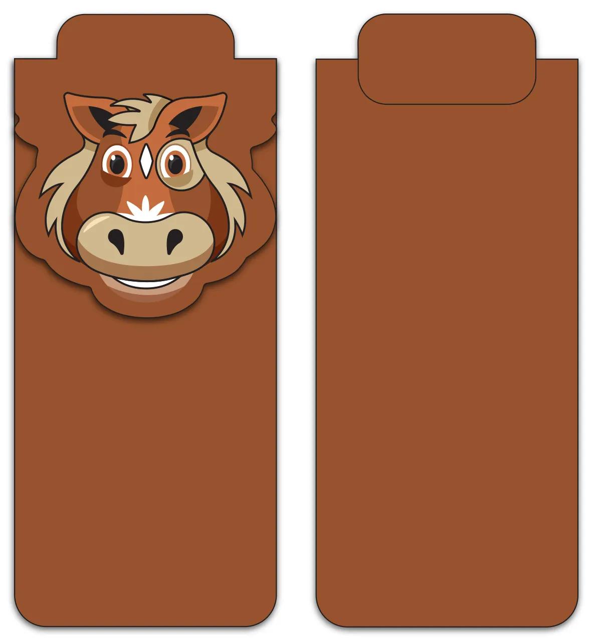 Die-Cut Character Magnetic Bookmark - 4.25 x 1.75 in - product view 21