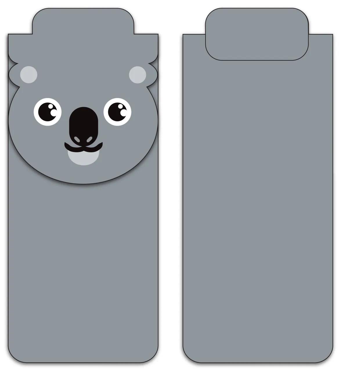 Die-Cut Character Magnetic Bookmark - 4.25 x 1.75 in - product view 22