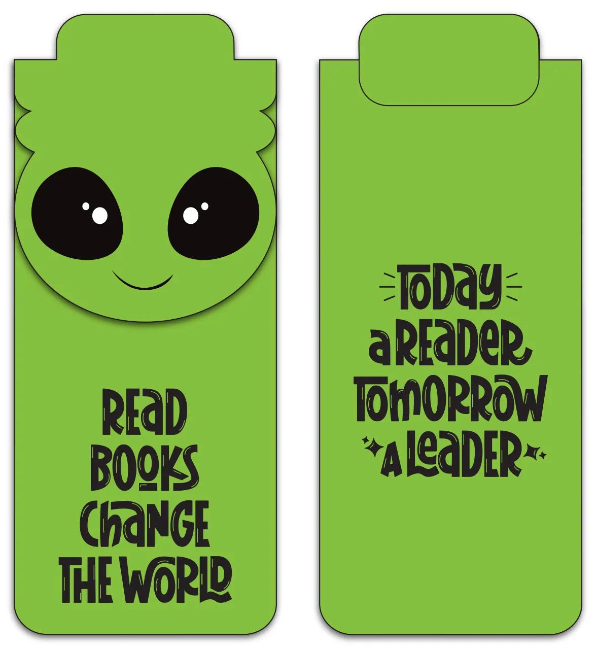 Die-Cut Character Magnetic Bookmark - 4.25 x 1.75 in - product view 37