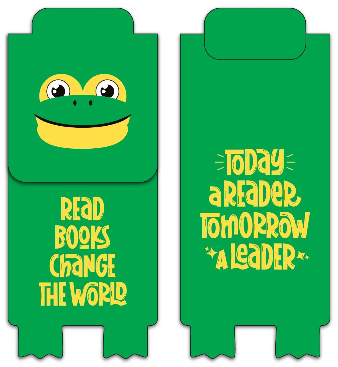 Die-Cut Character Magnetic Bookmark - 4.25 x 1.75 in - product view 50