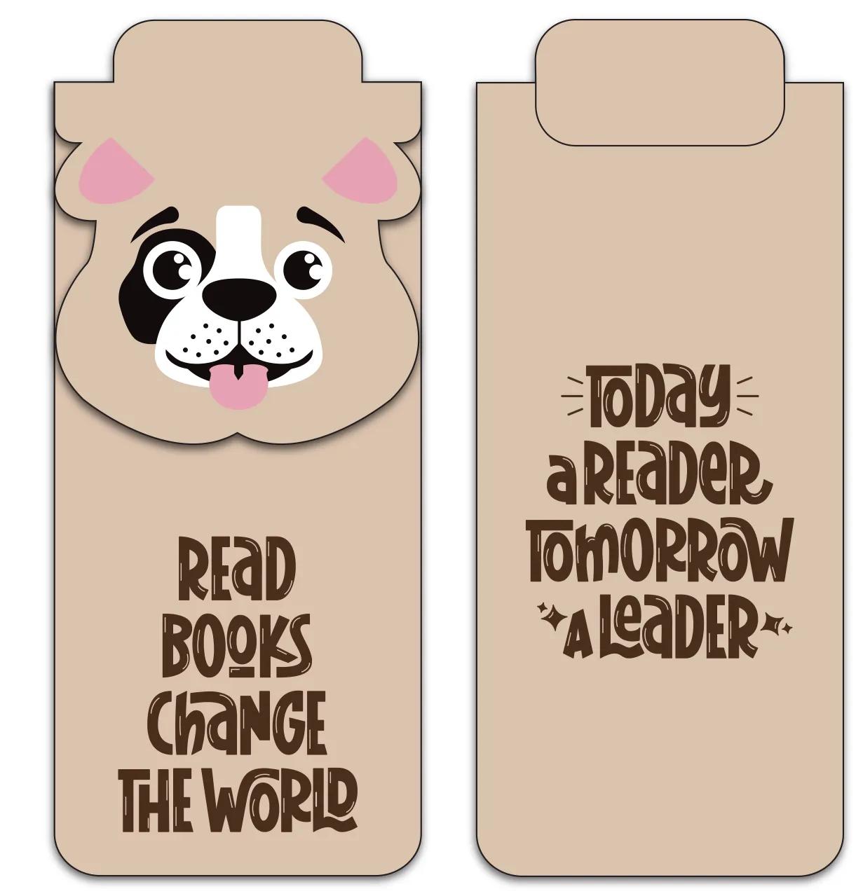 Die-Cut Character Magnetic Bookmark - 4.25 x 1.75 in - product view 61