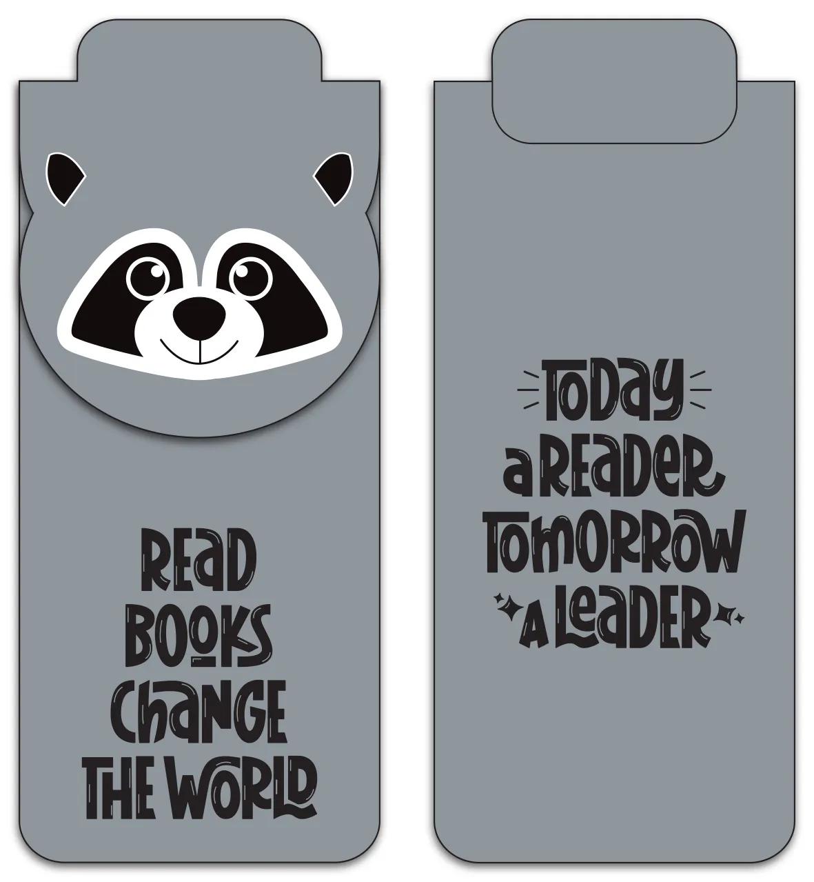Die-Cut Character Magnetic Bookmark - 4.25 x 1.75 in - product view 62