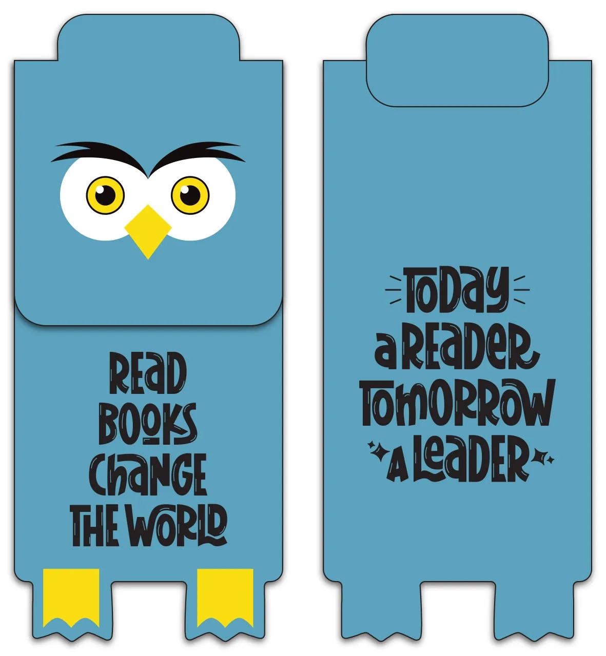 Die-Cut Character Magnetic Bookmark - 4.25 x 1.75 in