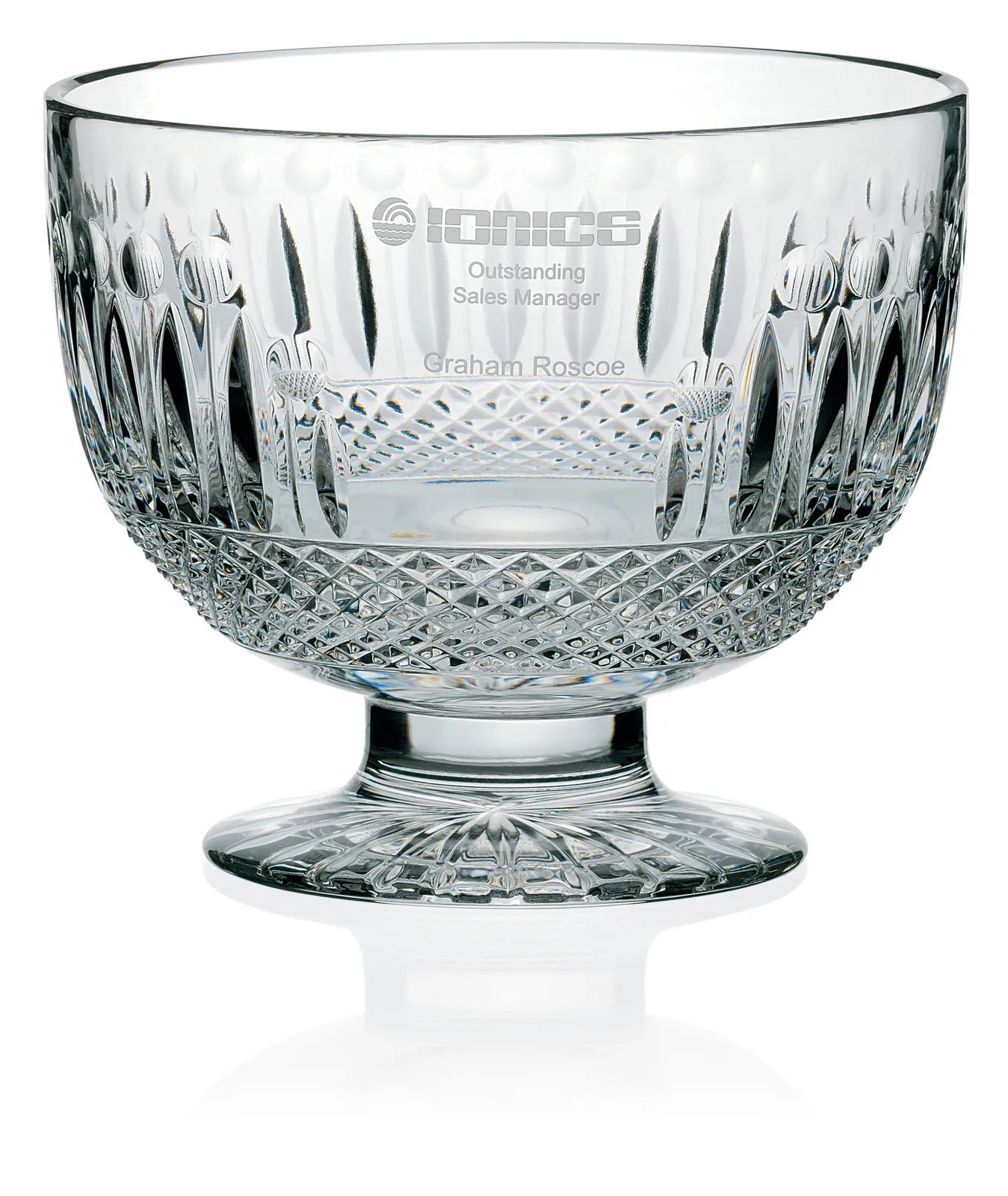 Victoria Crystal Pedestal Bowl - 7.5 in - product view 3