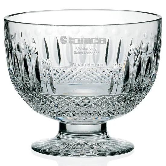 Victoria Crystal Pedestal Bowl - 7.5 in