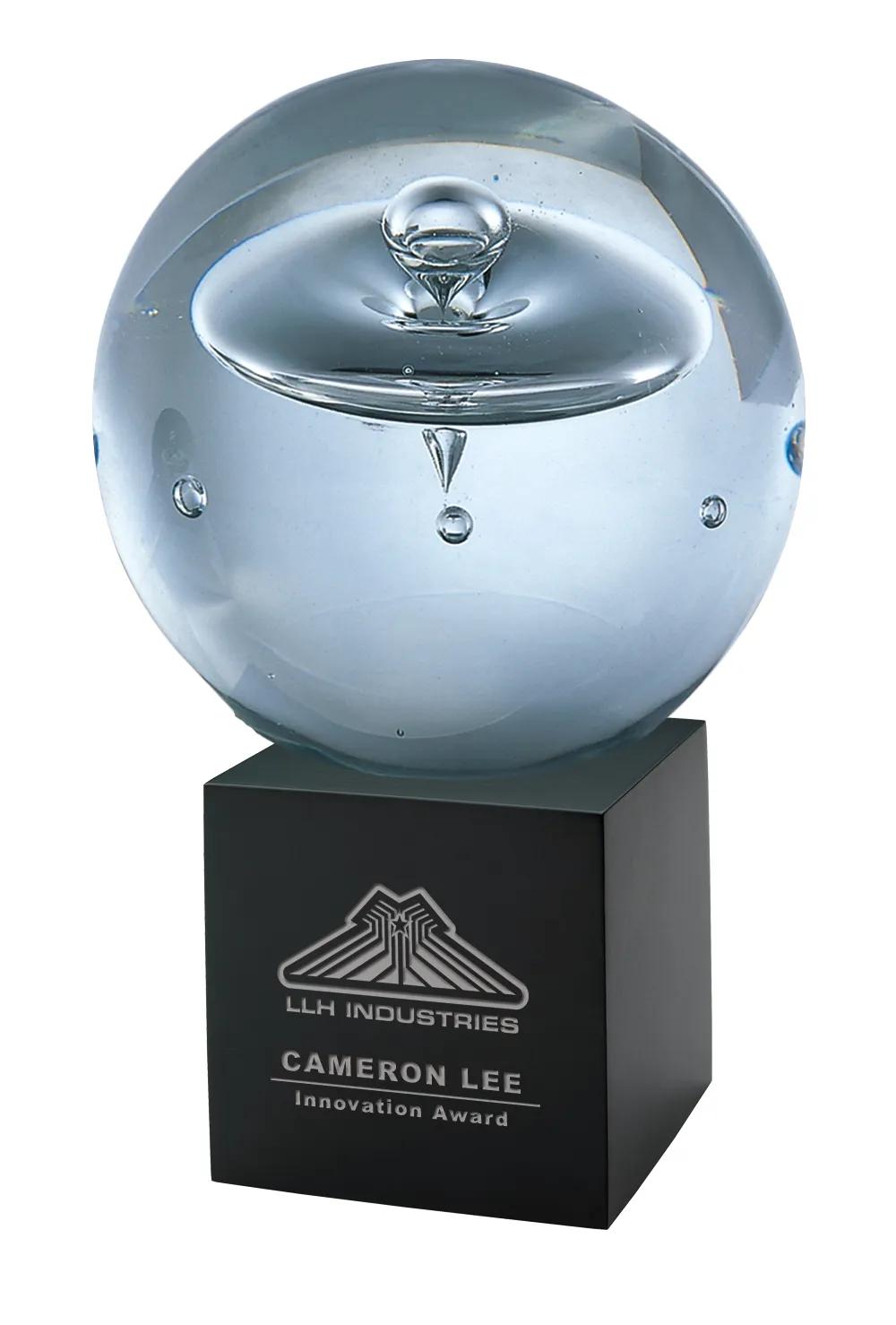 Art Glass Extraterrestrial Award Science Industry - 7.5 x 4.5 in - product view 3