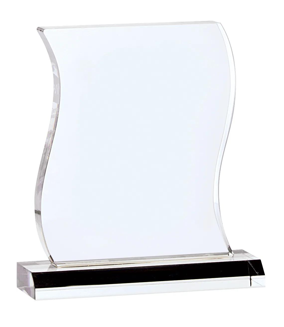 Acrylic Award Metamorphosis Wavy Design - 7.125 x 6.5 in - product view 2