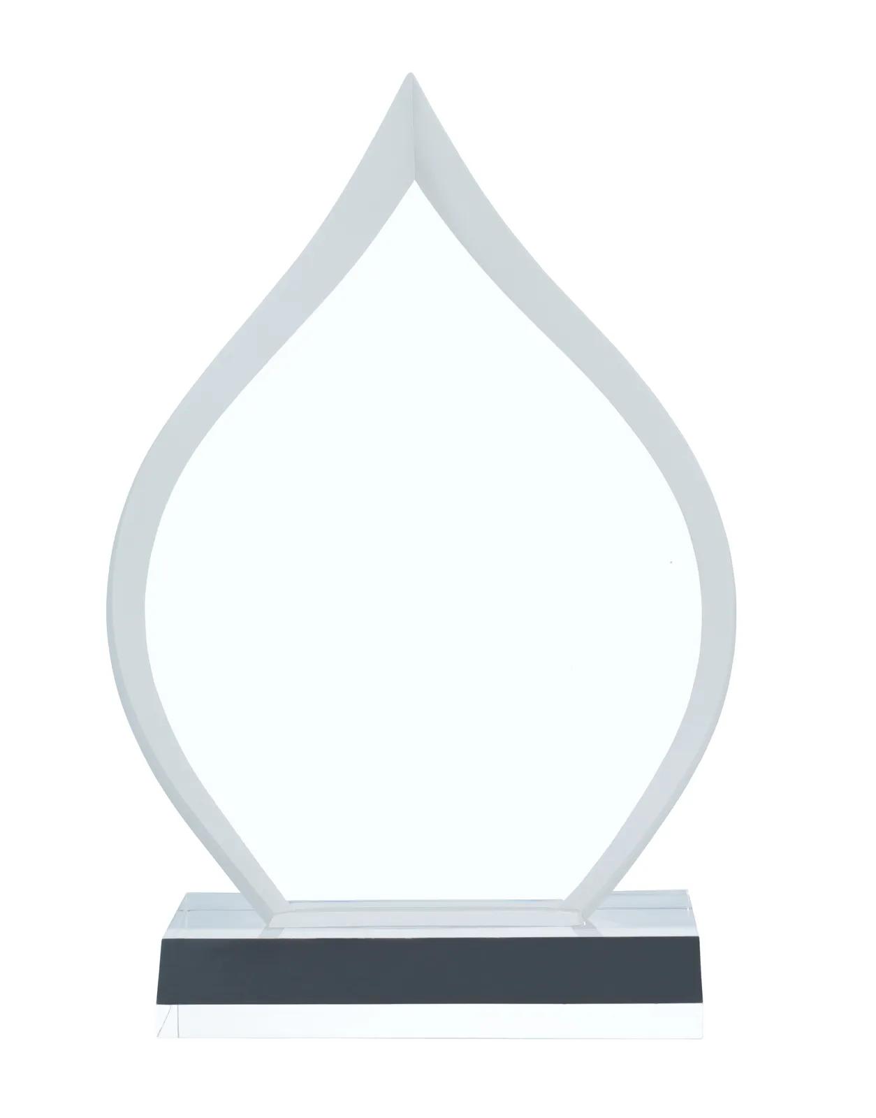 Acrylic Award Inspire Flame Freestanding - 7.875 x 4.5 in - product view 2