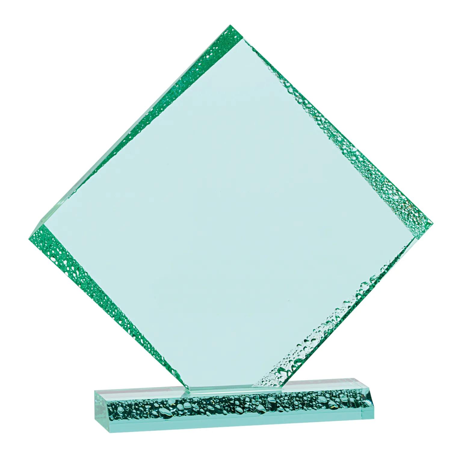 Acrylic Award Diamond Ice Faceted Design - 9.625 x 10 in - product view 4