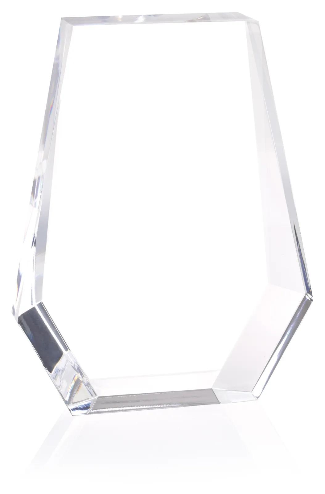 Acrylic Shield Award Beveled Edges Light Reflecting - 6 x 4.5 in - product view 3