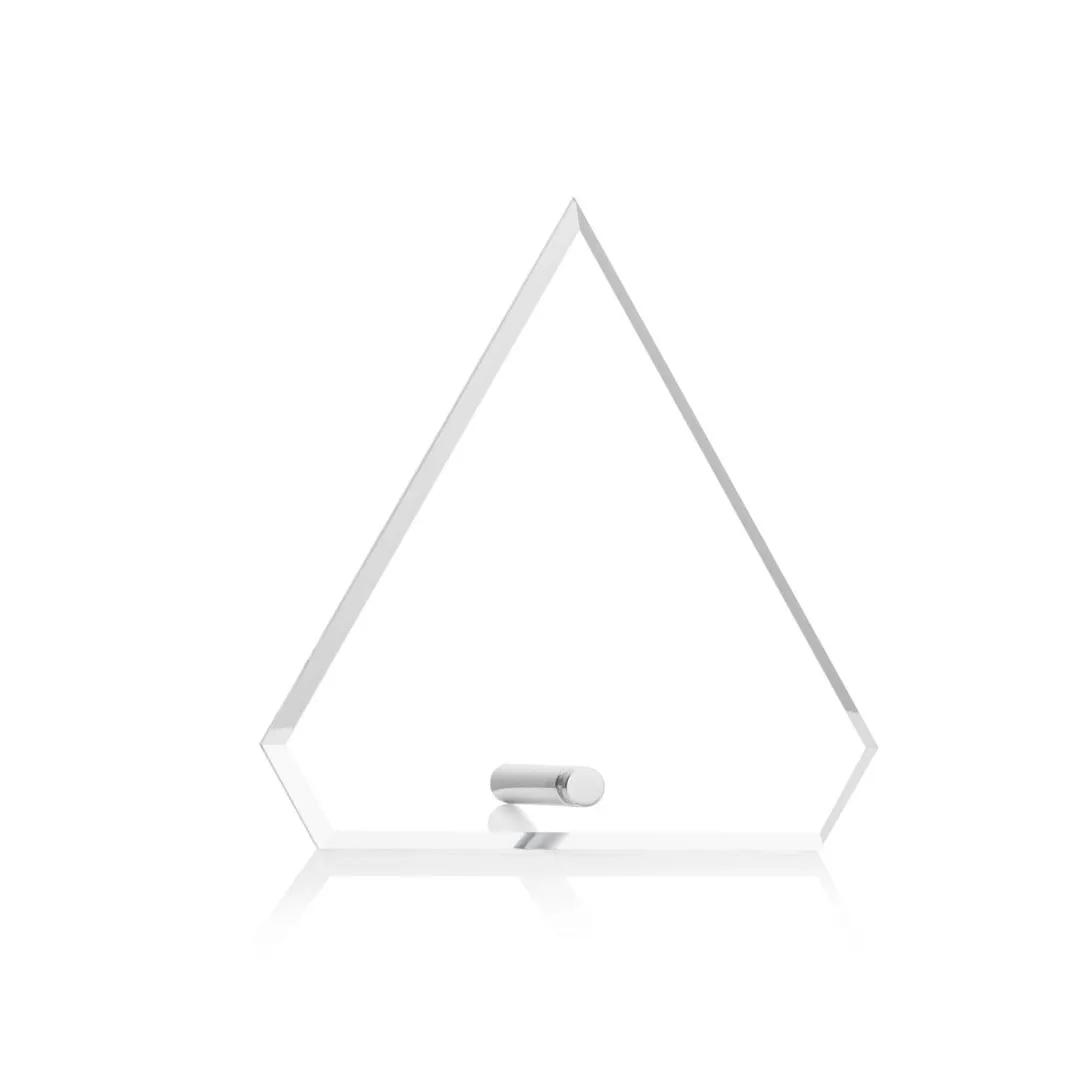 Beveled Acrylic Award Multiple Shapes Easel Pin - 5.75 x 3.75 in - product view 3