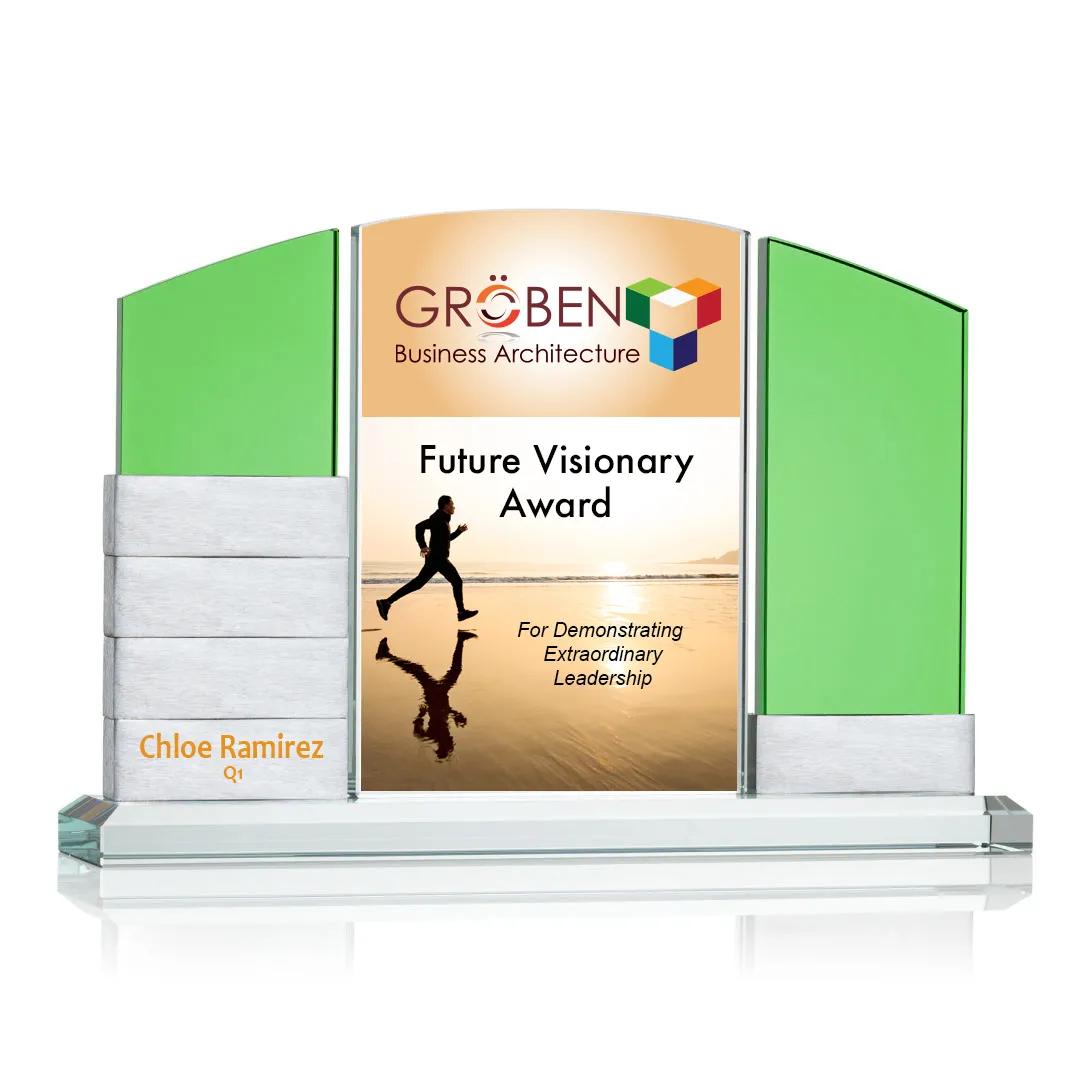 Starfire Crystal Perpetual Tower Award 12 Blocks - 6.25 x 9.5 in