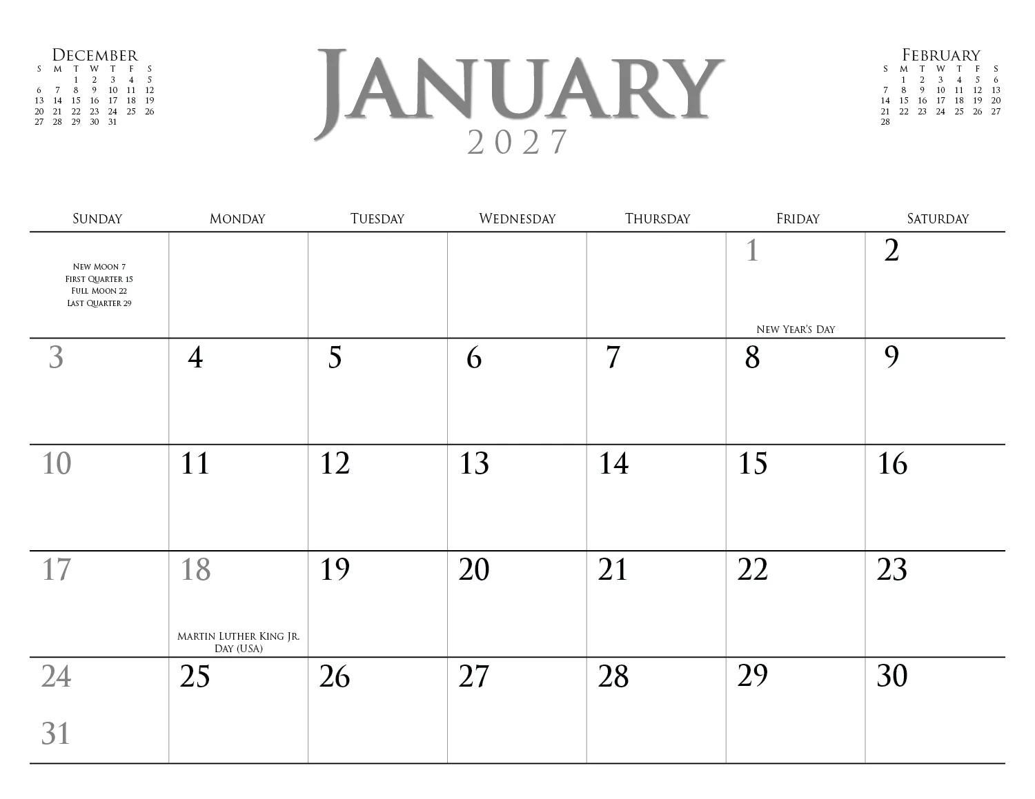 Spiral Appointment Calendar 12-Month Custom Images - 16.75 x 10.875 in - product view 3