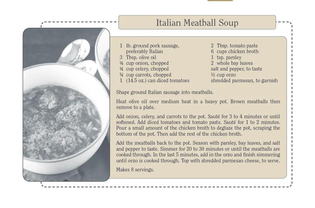 Recipe Pocket Calendar 12-Month Home Hints FSC - 14 in - product view 13