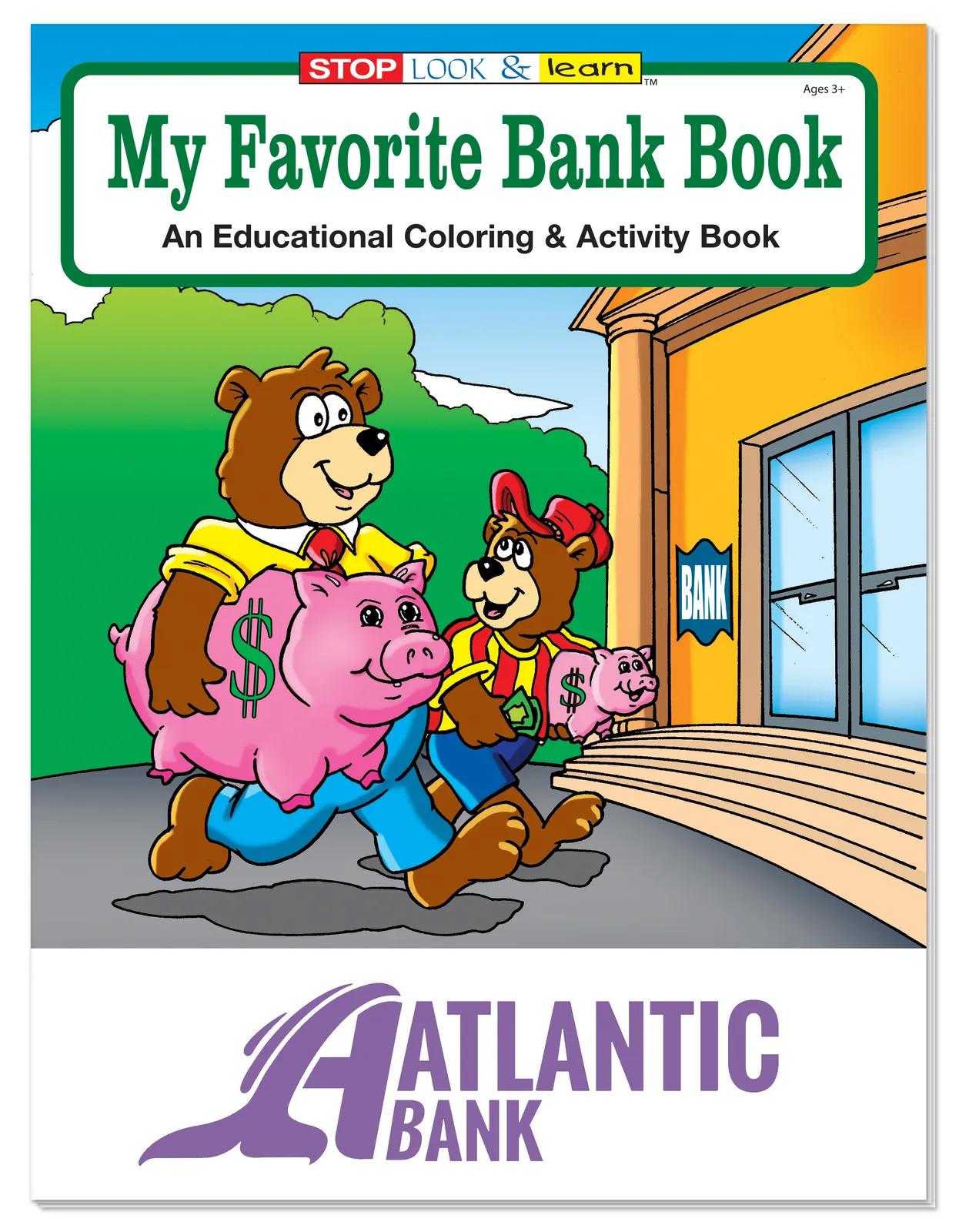 Banking Financial Literacy Coloring Book Kids - 10.5 x 8 in - product view 3