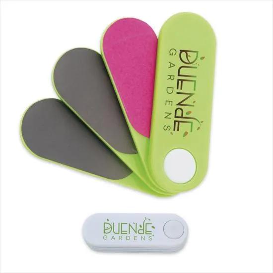 Nail File Buffer Set Sliding PS Plastic Travel - 2.625 x 0.875 in