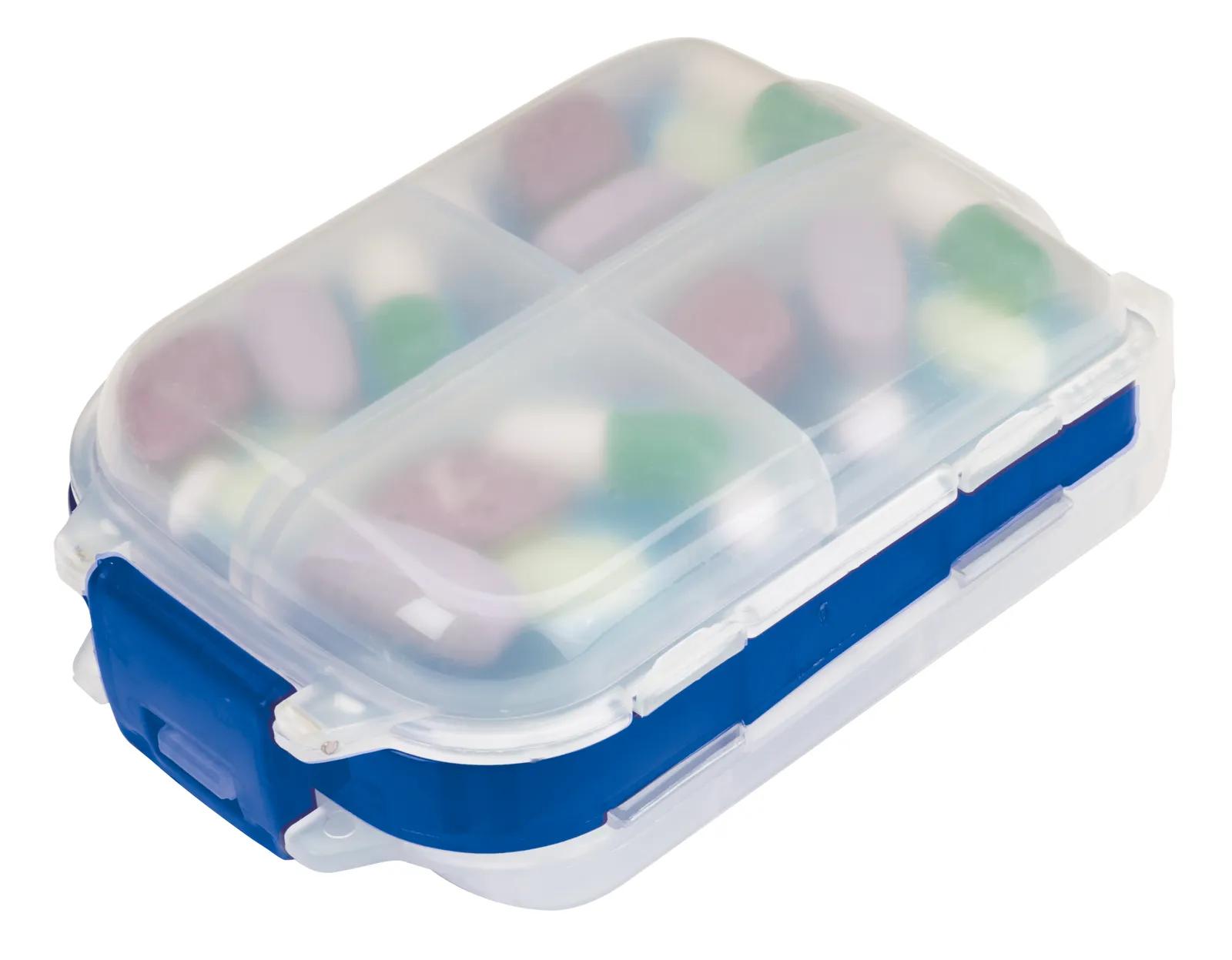 Pill Box Three Layer Eight Compartment PP - 3.875 x 2.625 in - product view 3