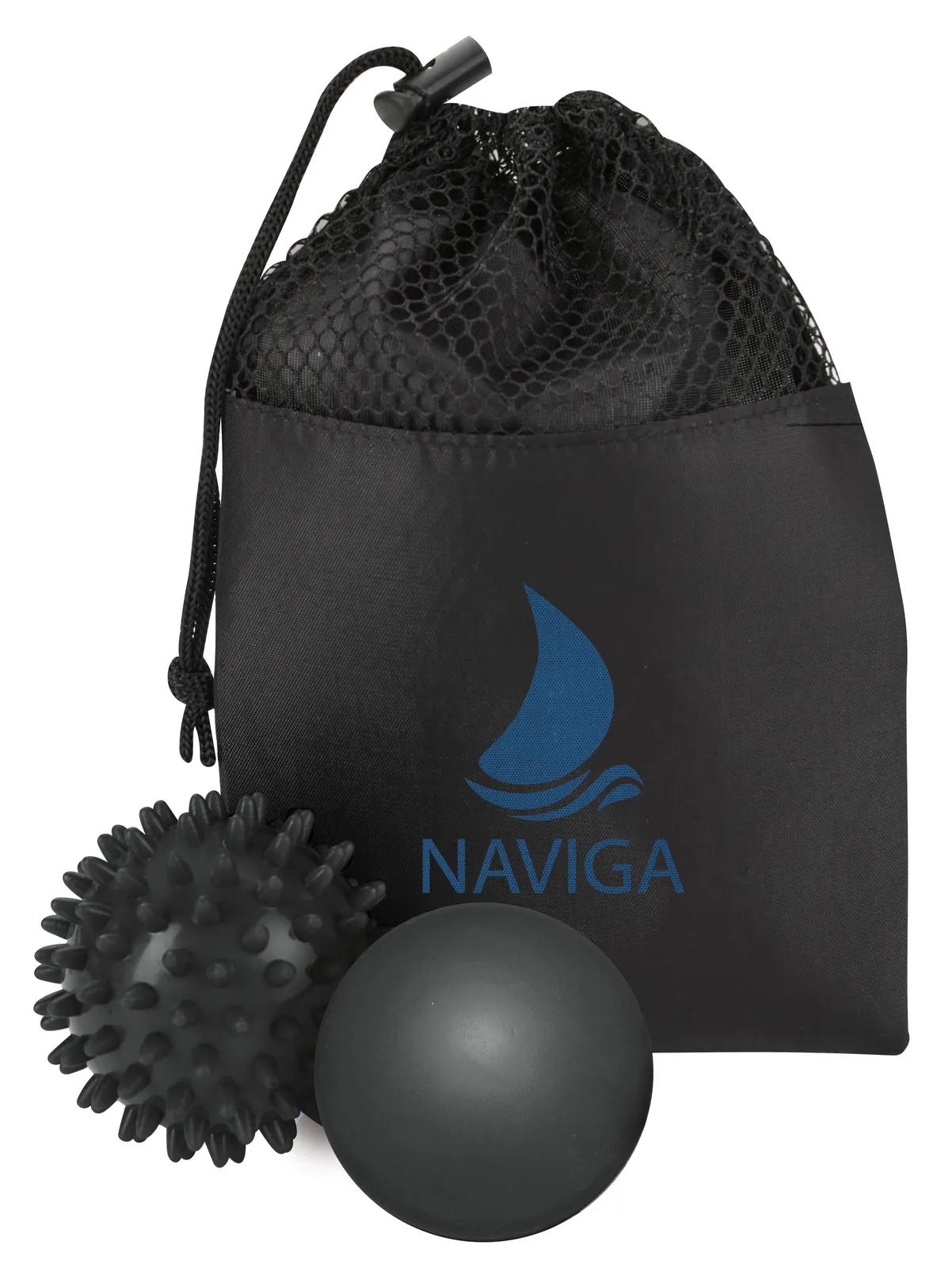Massage Ball Set High-Density PVC Rubber Nylon - 9 x 5.875 in - product view 11