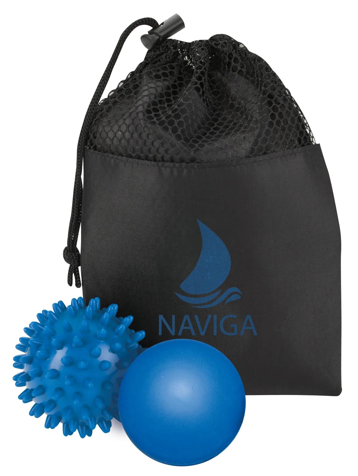 Massage Ball Set High-Density PVC Rubber Nylon - 9 x 5.875 in - product view 13