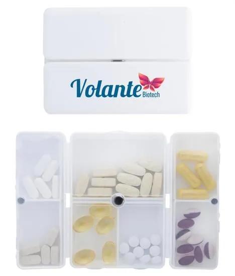 Magnetic Pill Box Dual-Open Seven Compartment PP