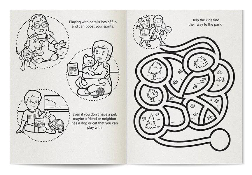 Mindfulness Coloring Book Mental Health FSC - 10.5 x 8 in - product view 4